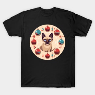 Siamese Cat Xmas Ornament, Love Cats T-Shirt